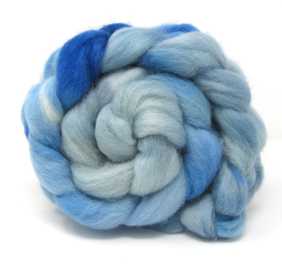 Shropshire Combed Wool Top Hand Dyed 100g SH15 Felting Spinning Yarn