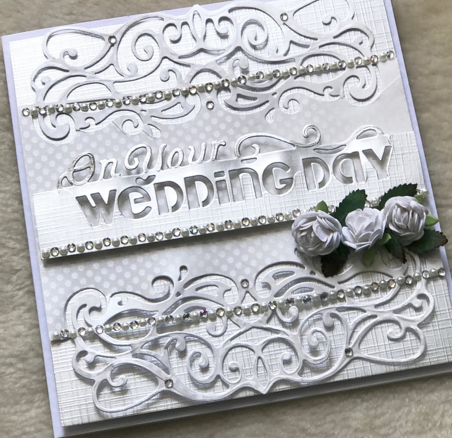 Luxury Handmade Wedding Card