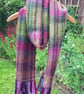  Scarf, Forest Shades, hand woven scarf.  - Image 1