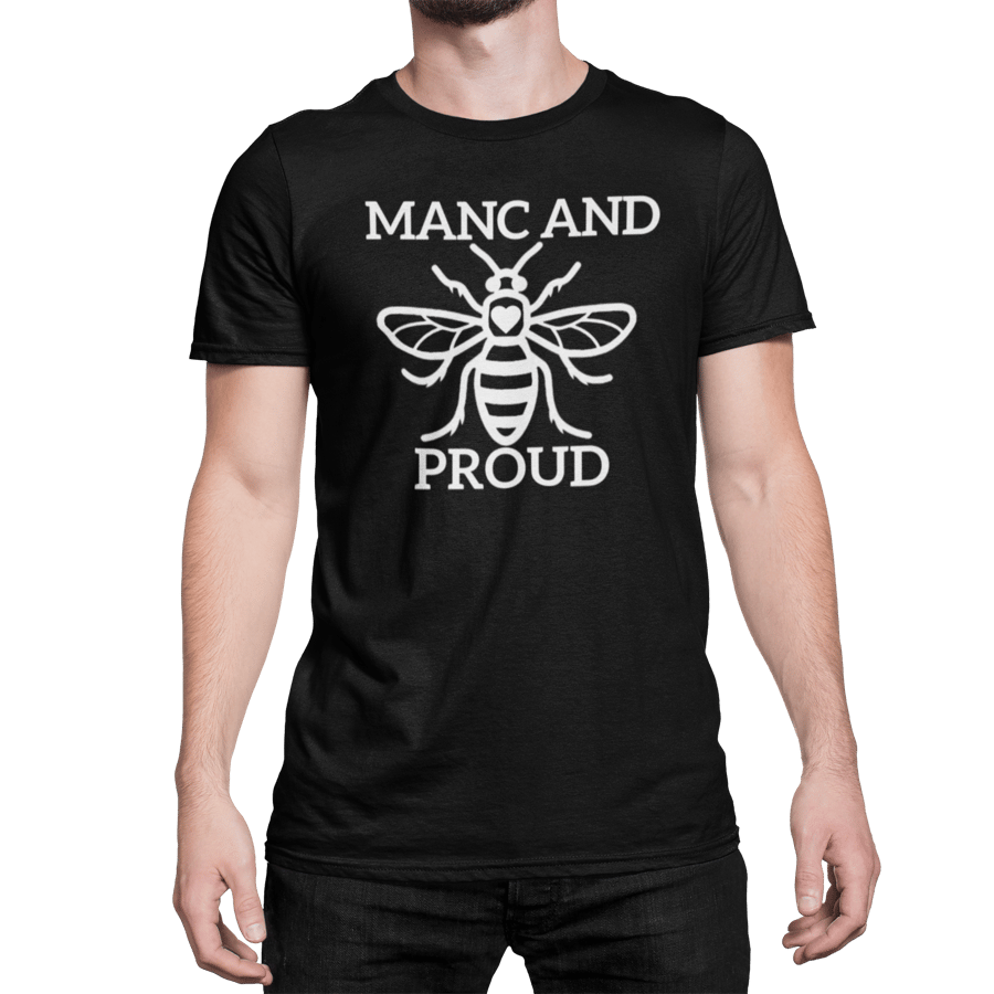 Manchester Bee T Shirt- Bee - MANC and PROUD