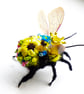 Embroidered Flower Bee  - Image 4