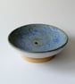 Beautiful handmade ceramic soap dish blue and green - Image 4