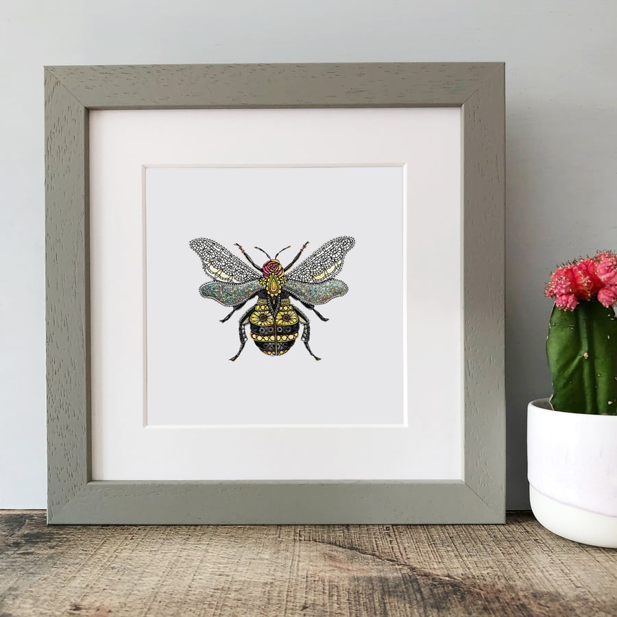 'Bee' Framed Print