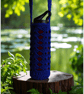 Hand Crochet Water Bottle Holder Crossbody Water Bottle Carrier - Royal Blue