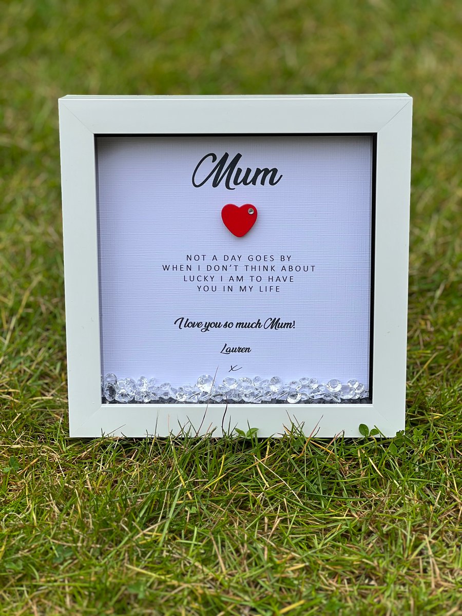 Personalised Mum box frame 