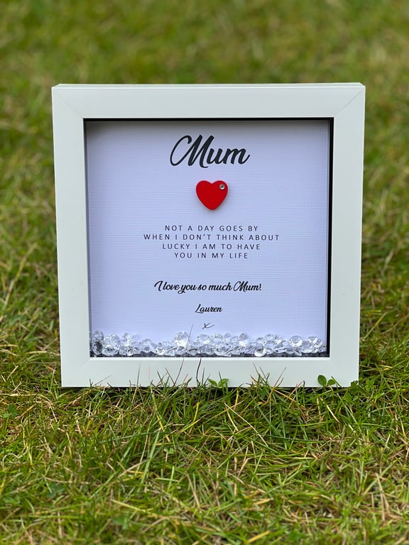 Personalised Mum box frame 