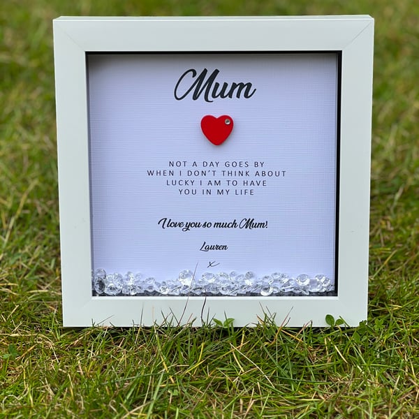 Personalised Mum box frame 