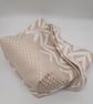 Tote bag, large in white and sand chevron with pockets.   - Image 6