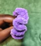 Lilac Extra Small Scrunchies Hair Ties - Image 2