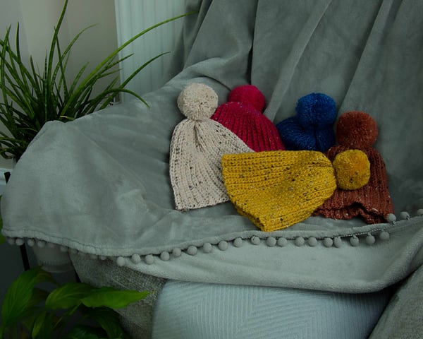 Crochet Beanie- Cream