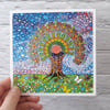 Tree of Life Card, Birthday Card, Solstice Spiritual Card, Best Friend Card