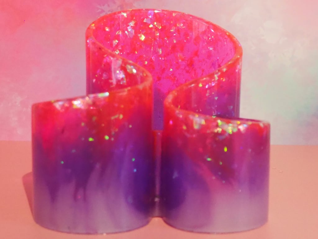 Pencil Pot in Pink, Purple and Lilac