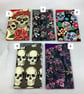 Skulls handmade phone case, Gothic sunglasses case, Options - Image 9