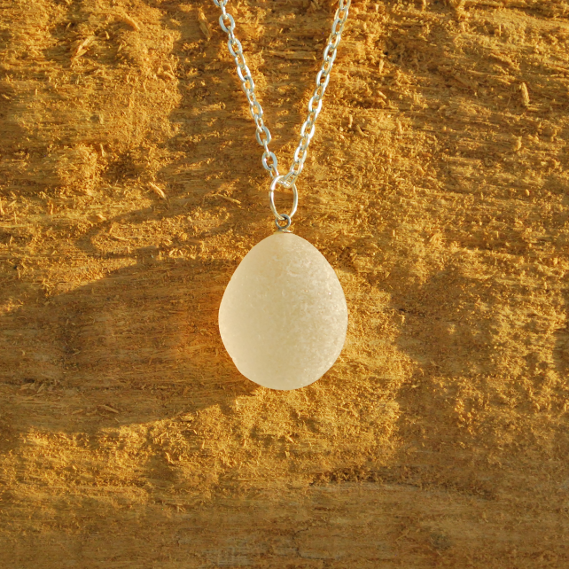 Amazing sea glass pendant