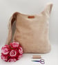 Cream leaf reversible knot bag,  handbag,  tote bag.  - Image 10