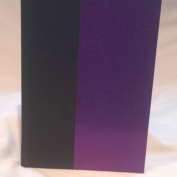 Sparkly purple A5 notebook