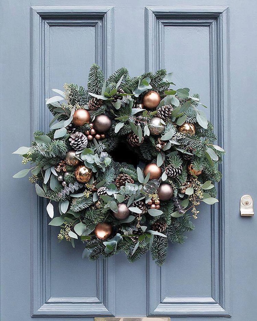 Luxury Fresh Christmas Wreath Folksy