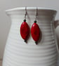 Red Magnesite and Sterling Silver Necklace  - Image 4