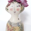 Figurative ceramic vase 