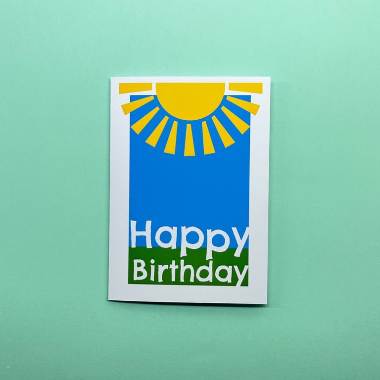 Birthday Card, Sunshine