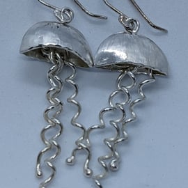 Handmade jellyfish earrings