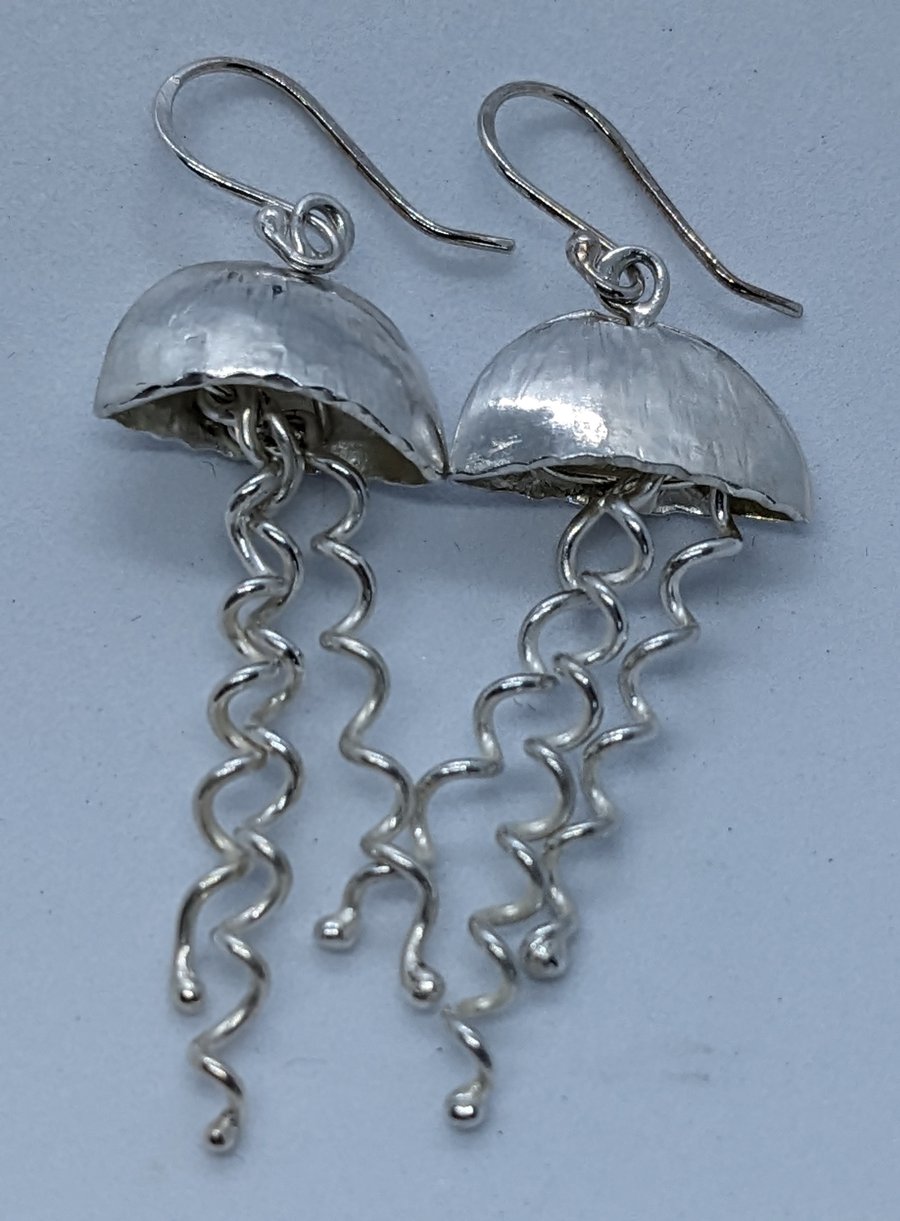Handmade jellyfish earrings