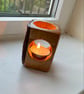 Wooden candle, tea light holder
