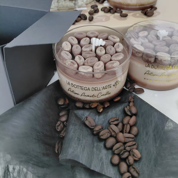 Coffee Soy Wax Candle Artisan Coffee Mocha