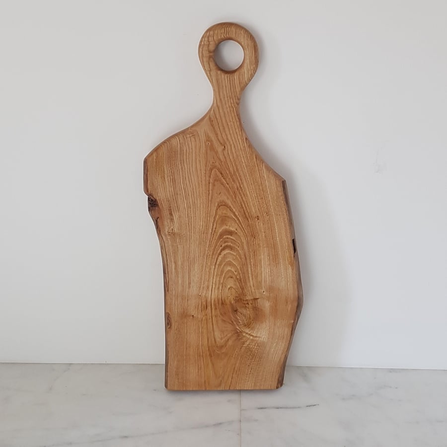 Perfectly Imperfect No175 Live Edge Sloid English Ash Large Chopping Board