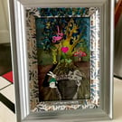 Down the Rabbit Hole Alice In Wonderland inspired original signed by MonoUrban