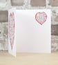 Blank Card Flower Heart - Image 2