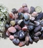 10 Botswana Agate Crystal Polished Tumblestones, Chakra, Reiki, Craft, Mosaic - Image 1