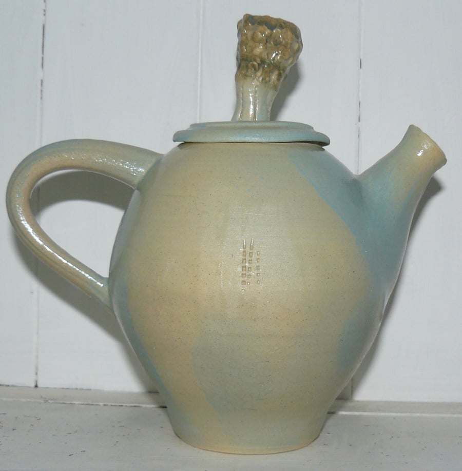 Turquoise teapot