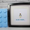 MANCHESTER CITY - FRAMED CUSTOM LEGO MINIFIGURE - AWESOME GIFT IDEA