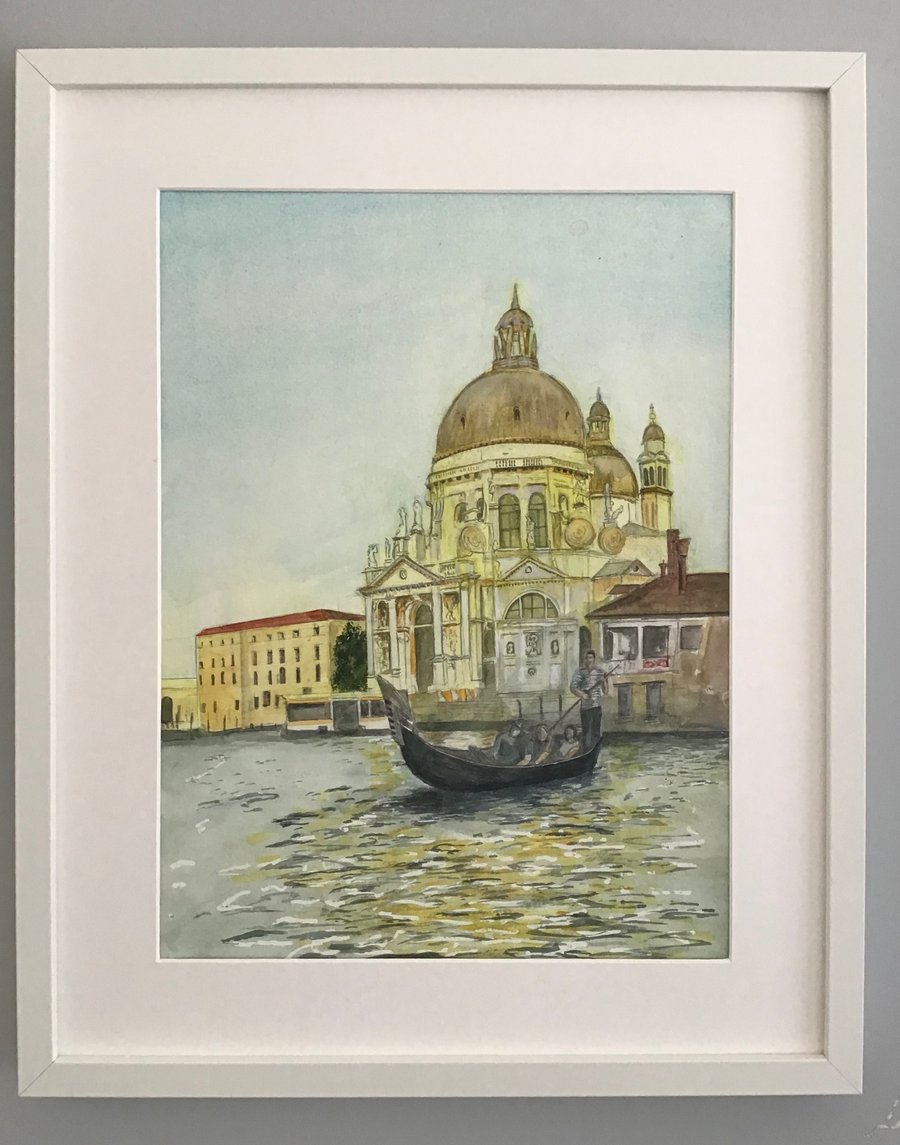 Santa Maria Della Salute, Venice - Original Watercolour 