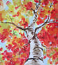 Autumn Trees in colour. Painting - Image 6