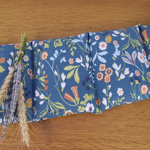 Wheat Bag sectioned - 60cm, 47cm, 33cm Clarke and Clarke Denim Spice fabric