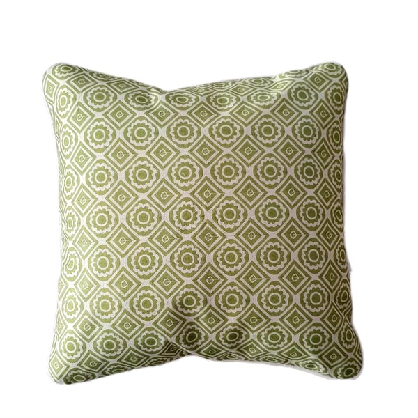 'Rebecca' cushion in green