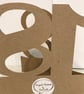 18th Birthday cards in white card and brown kraft card with envelope - Image 6