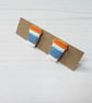 Mini Autumn coffee cup earrings, choose your fixing - Image 6