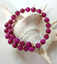 Premium Magenta Tigers Eye Bracelet - Image 3