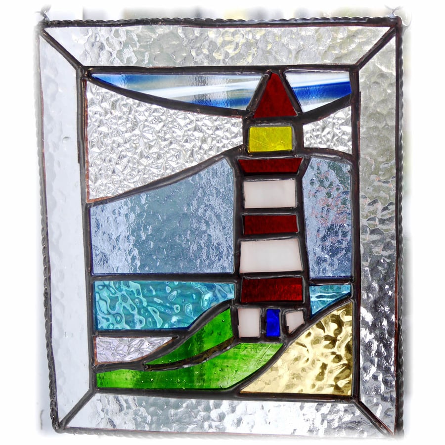 Lighthouse Suncatcher Stained Glass Picture 013