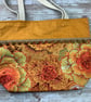 Floral tote bag, Pom pom floral beach bag, Handmade - Image 5