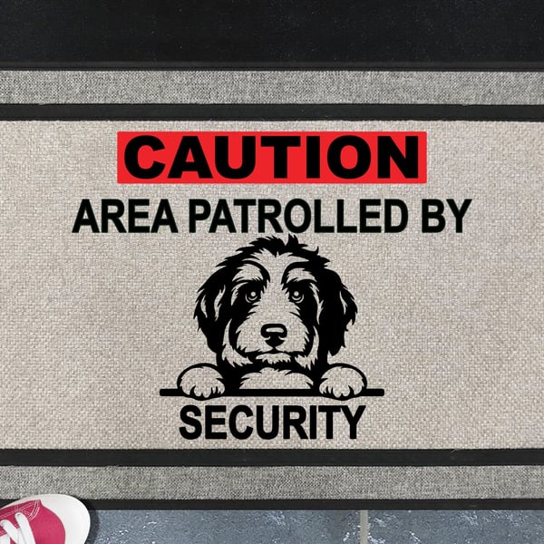 Bernedoodle Security Door Mat No.1 - Welcome Mat - All Weather 45x70cm 