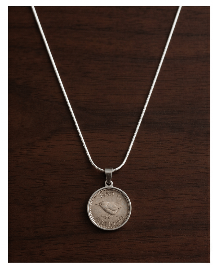 Lucky Farthing Necklace 1950 