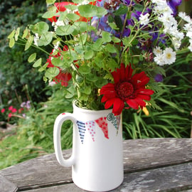 1 pint endless summer bunting jug