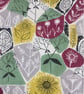 Retro Floral Helianthus Mid Century 50s Bernard Wardle Vintage Fabric Lampshade - Image 4