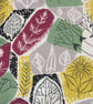 Retro Floral Helianthus Mid Century 50s Bernard Wardle Vintage Fabric Lampshade - Image 2