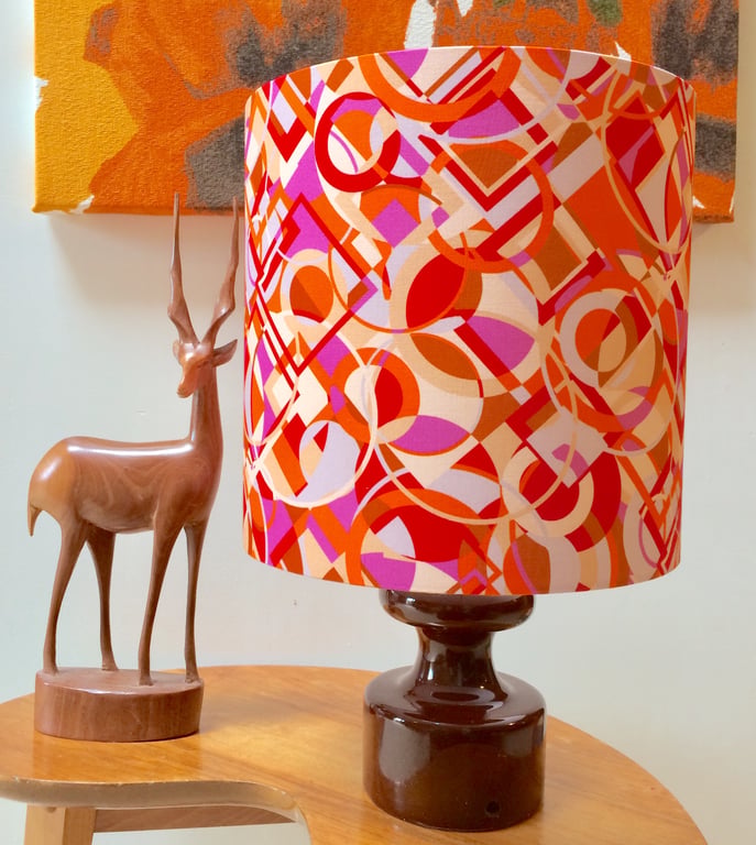 Psychedelic Groove OP ART 60s 70s style fabric