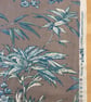 Vintage Fabric  NYANZA by Jane Jeale 1975 Bamboo and Birds Country Chic - Image 2